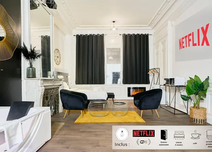 Ng Prestige - Lille I Roubaix Centre I College - Balneo - Netflix - Wifi